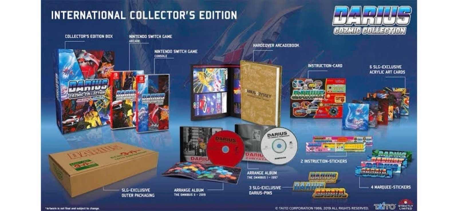 Darius Cozmic Collection Box Set Strictly Limited Games – Nintendo Switch Shmup