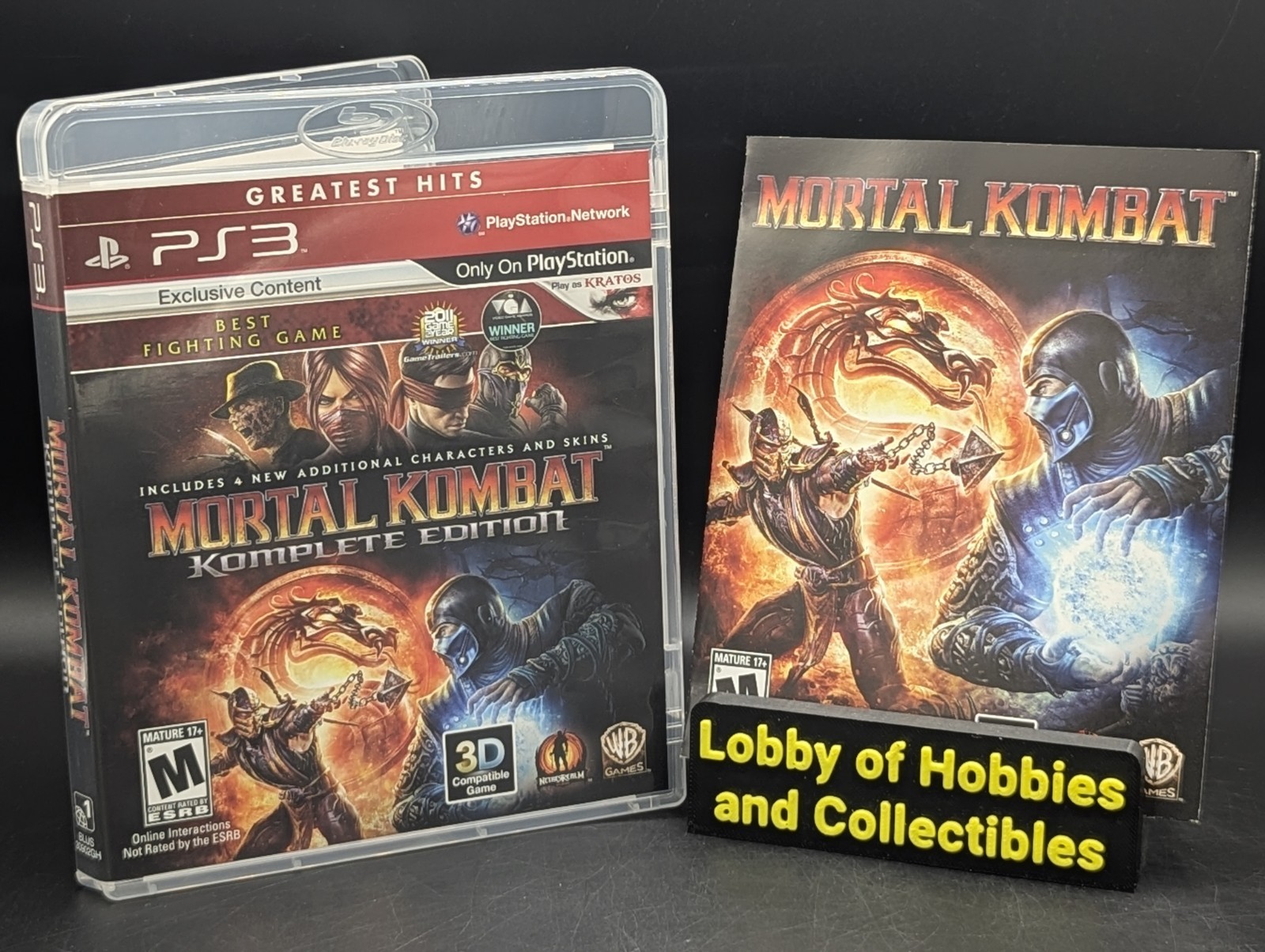 Mortal Kombat Komplete Edition ( PlayStation 3 PS3 ) Mint Disc – Pristine-Tested