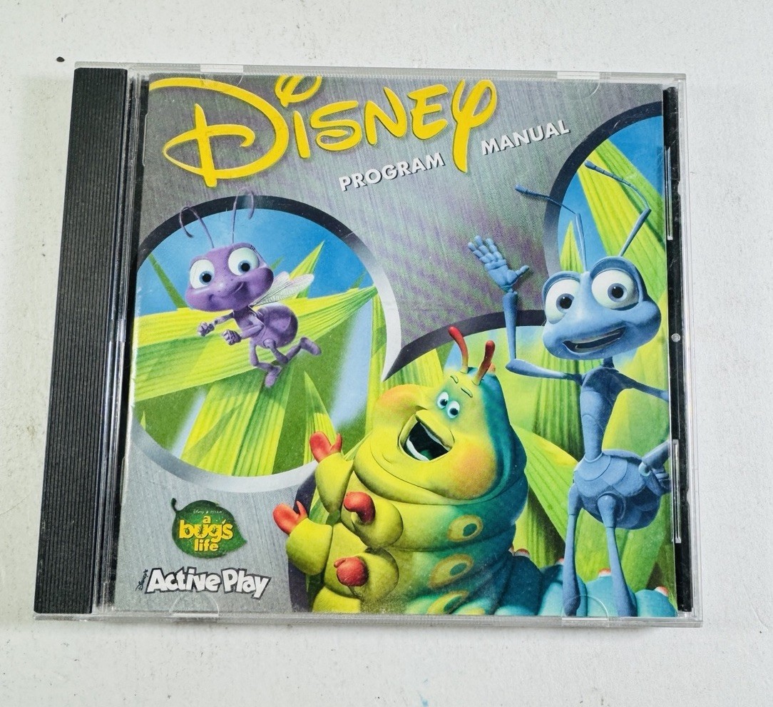 Disney Active Play A Bugs Life PC CD ROM Tested Working 1998 ML430