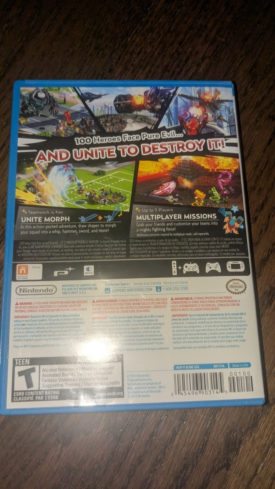 The Wonderful 101 (Wii U, 2013)