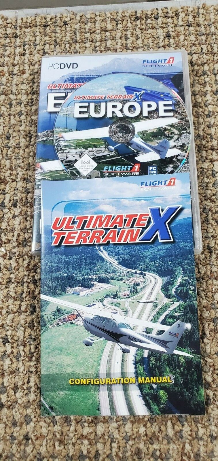 Aerosoft European Flight Simulator X software/manual bundle (FC17-4-G559)