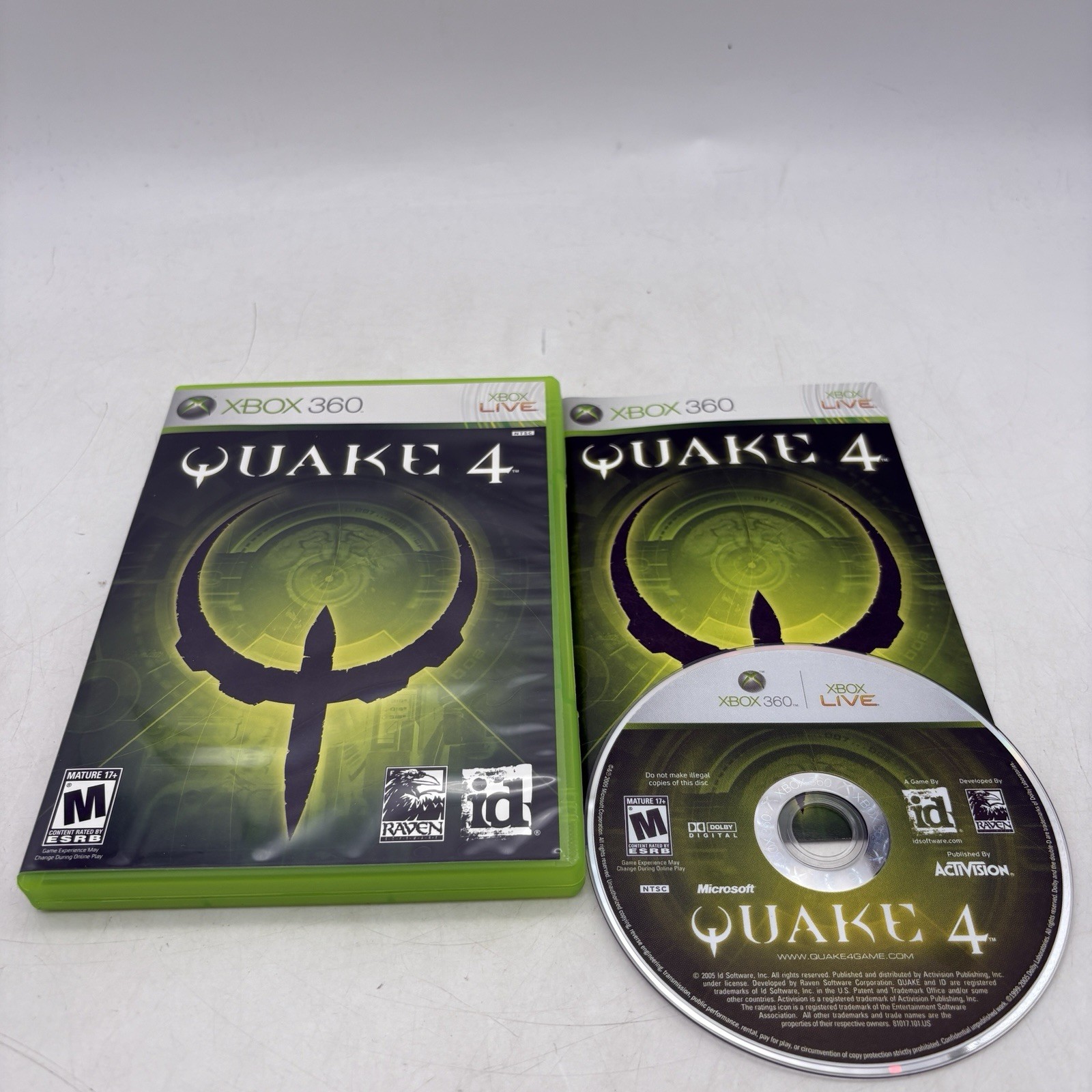 Quake 4 Microsoft Xbox 360 Complete w/ Manual CIB Tested