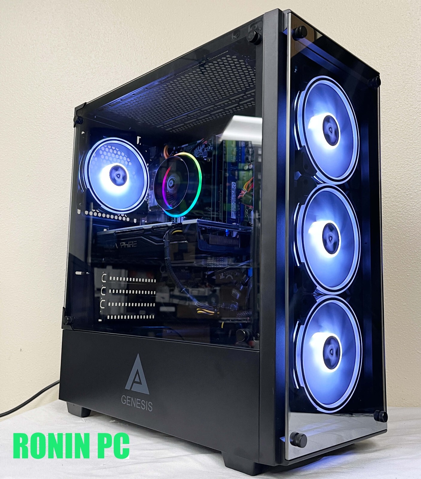 Gaming Computer Desktop PC Intel i7 CPU AMD RX 580 RAM SSD WiFi Win 10 Pro Ready