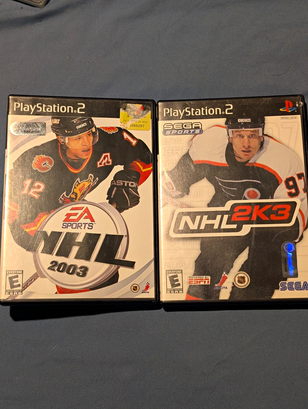 NHL 2003 AND NHL 2K3 Pack (PS2) CIB *TESTED*