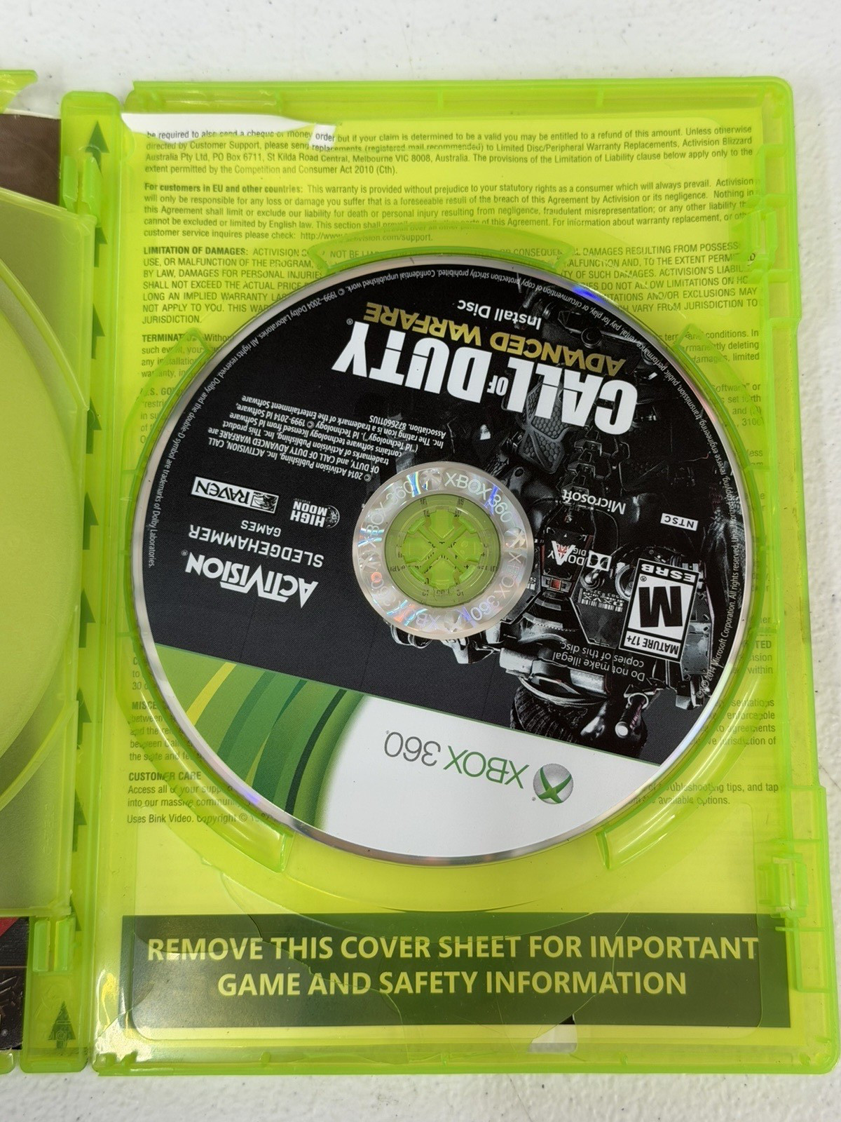 CALL OF DUTY: ADVANCED WARFARE & BLACK OPS XBOX 360, ACTIVISION, MULTIPLAYER