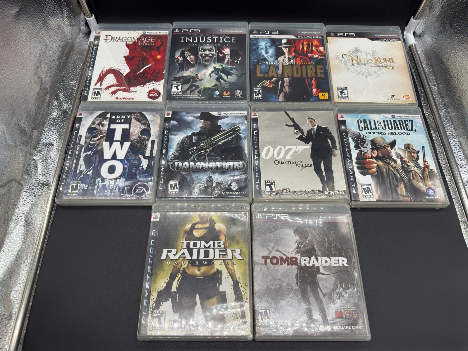 Lot Of 10 PlayStation 3 PS3 CIB – Damnation 007 Tomb Raider Army Two Ki No Kuni