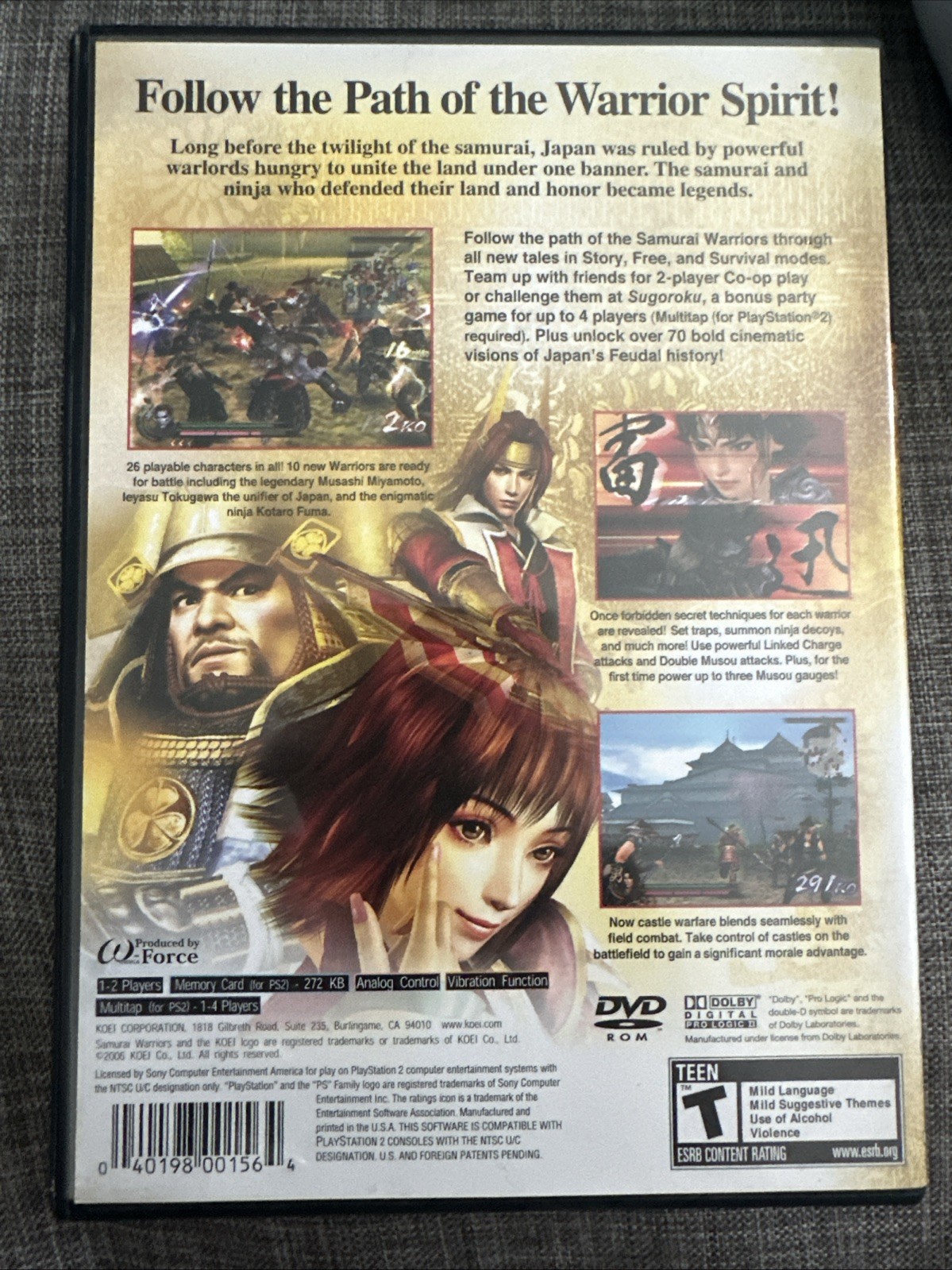 Samurai Warriors 2 (Sony PlayStation 2, 2006)