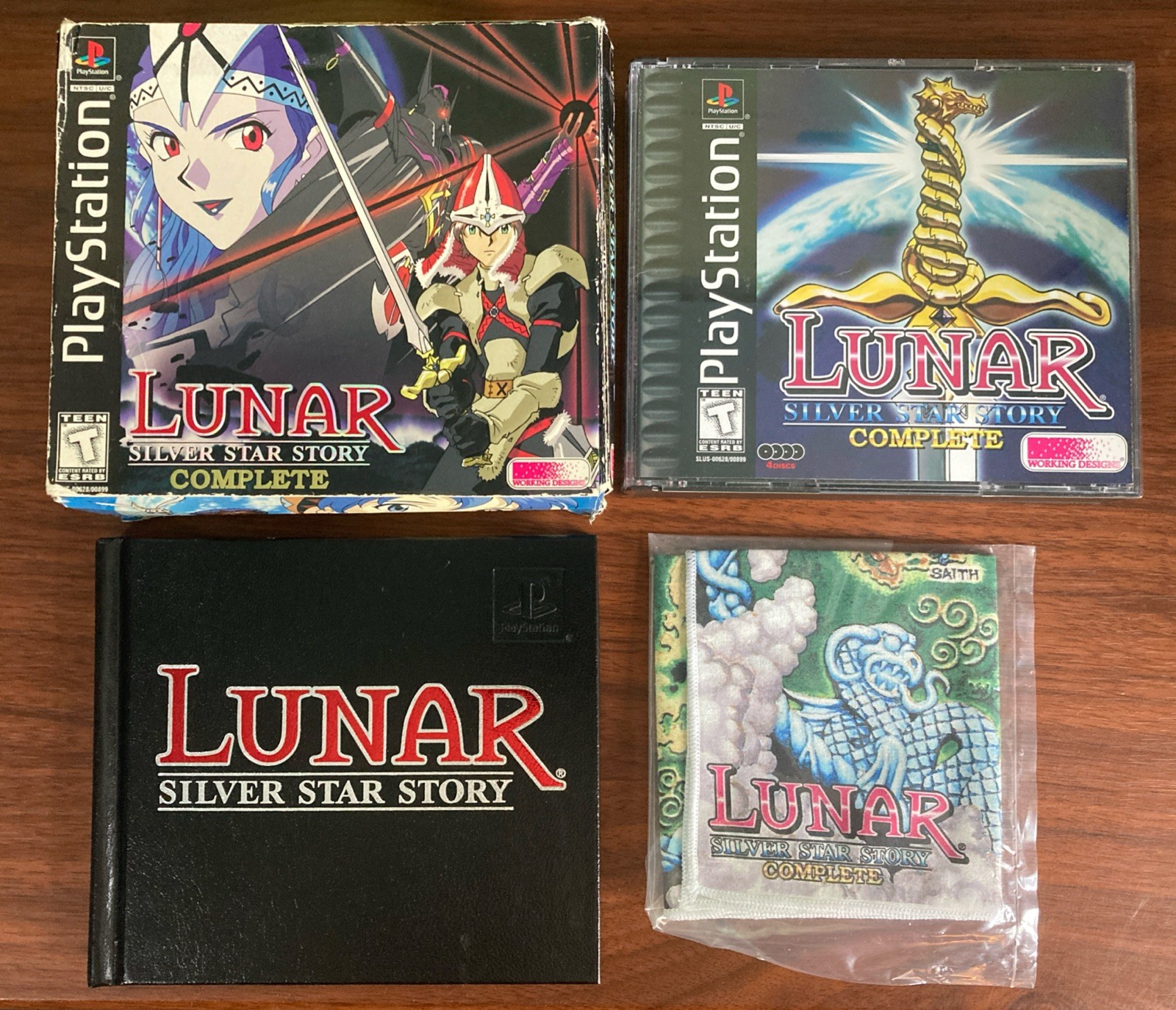 Lunar: Silver Star Story Complete PS1 PlayStation 1 CIB Tested Working
