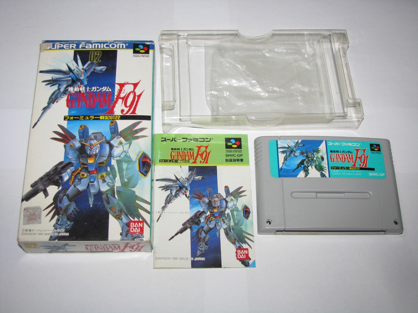 Mobile Suit Gundam F91 Super Famicom SFC Japan import +Box Manual US Seller