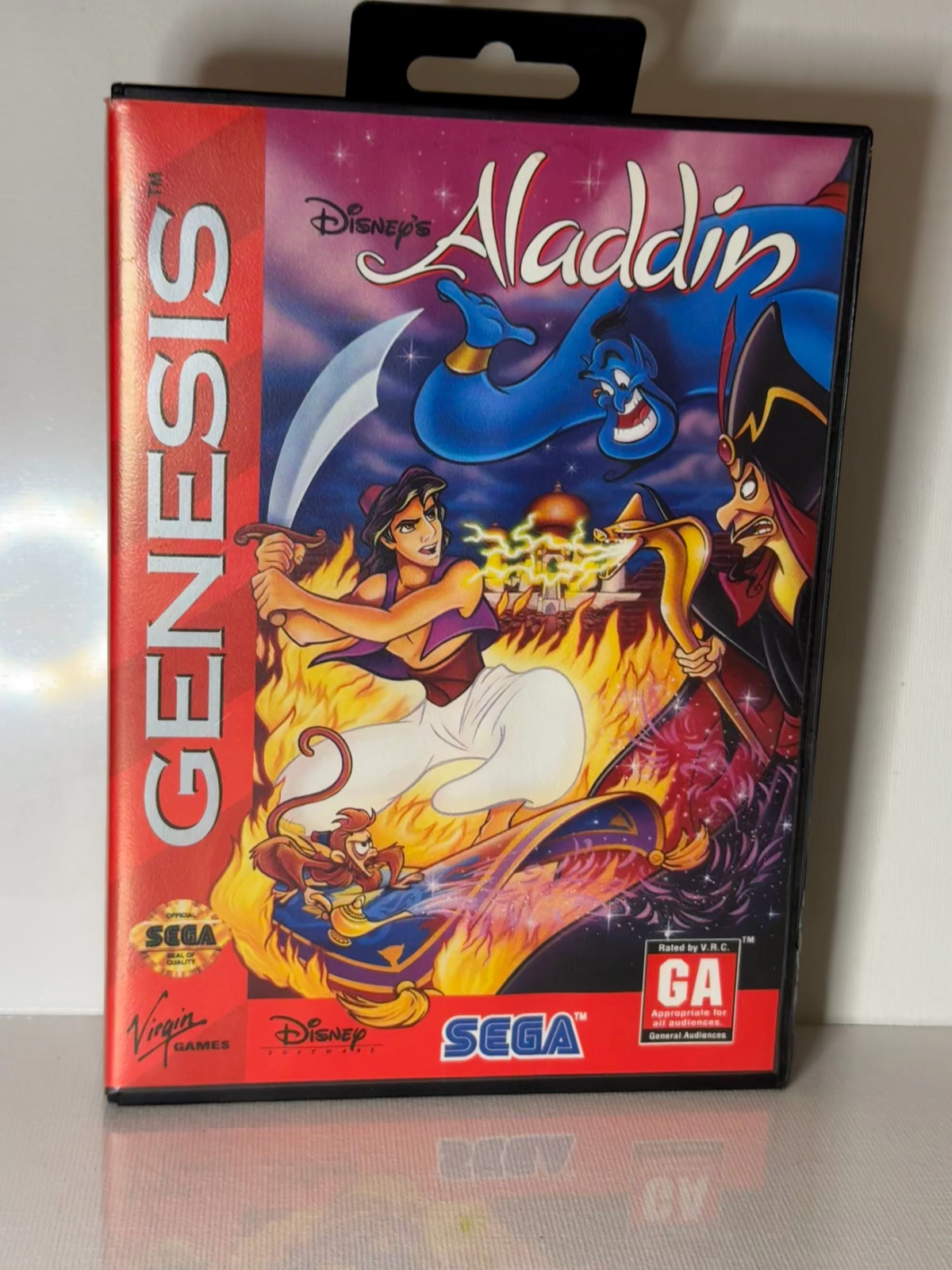 Disney’s Aladdin Sega Genesis 1993 CIB Box Manual Cartridge Game