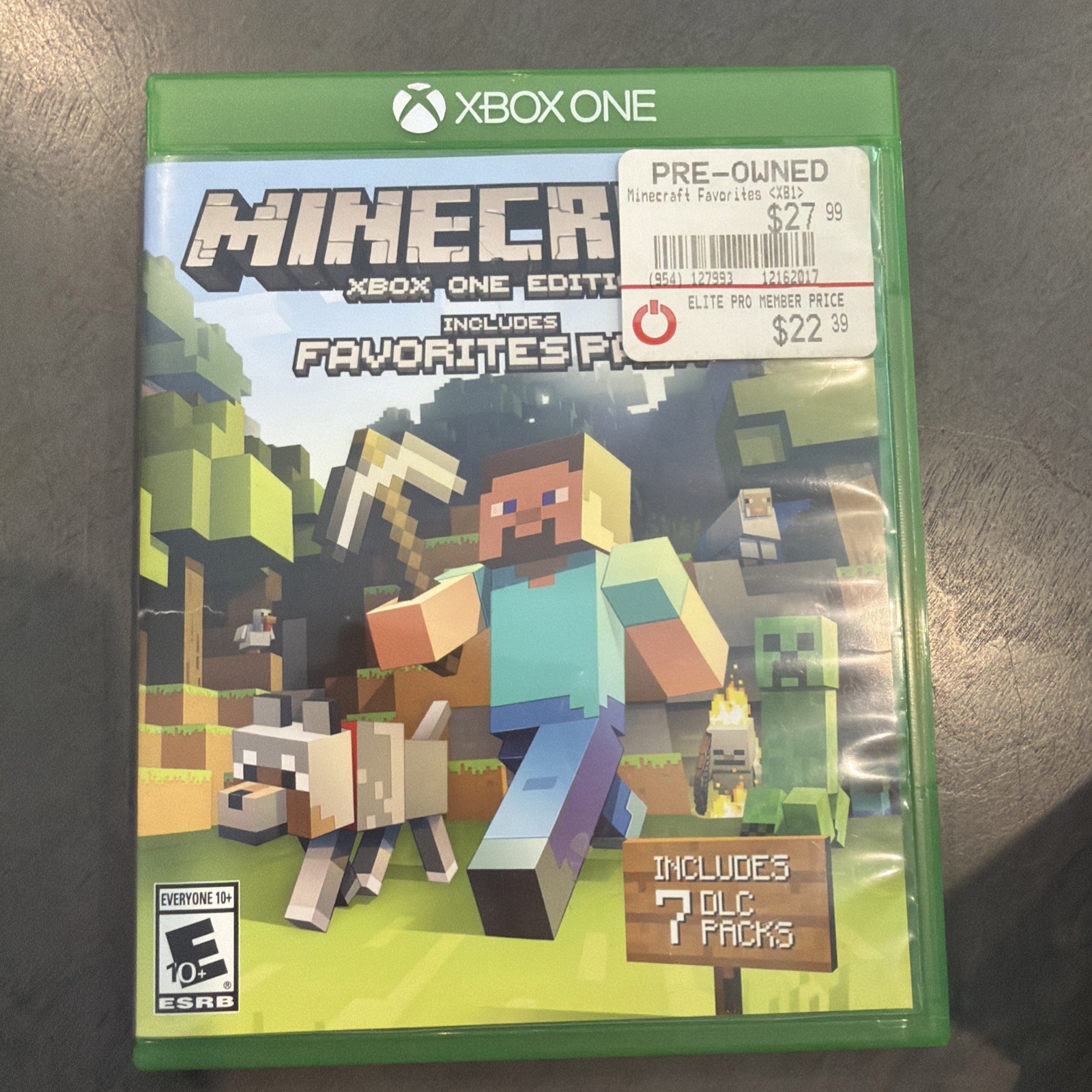 Minecraft Xbox One Edition Favorites Pack CIB