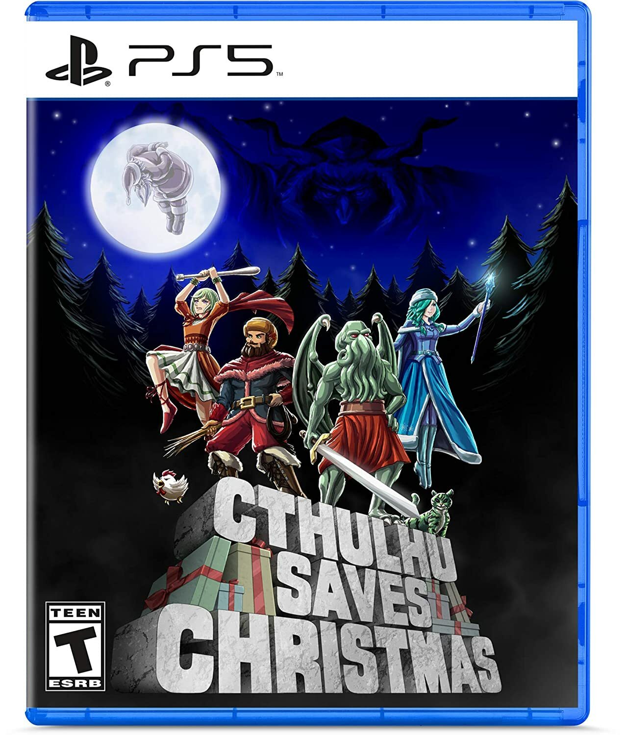 Limited Run Cthulhu Saves Christmas – PlayStation 5 PS5 Amazon Variant