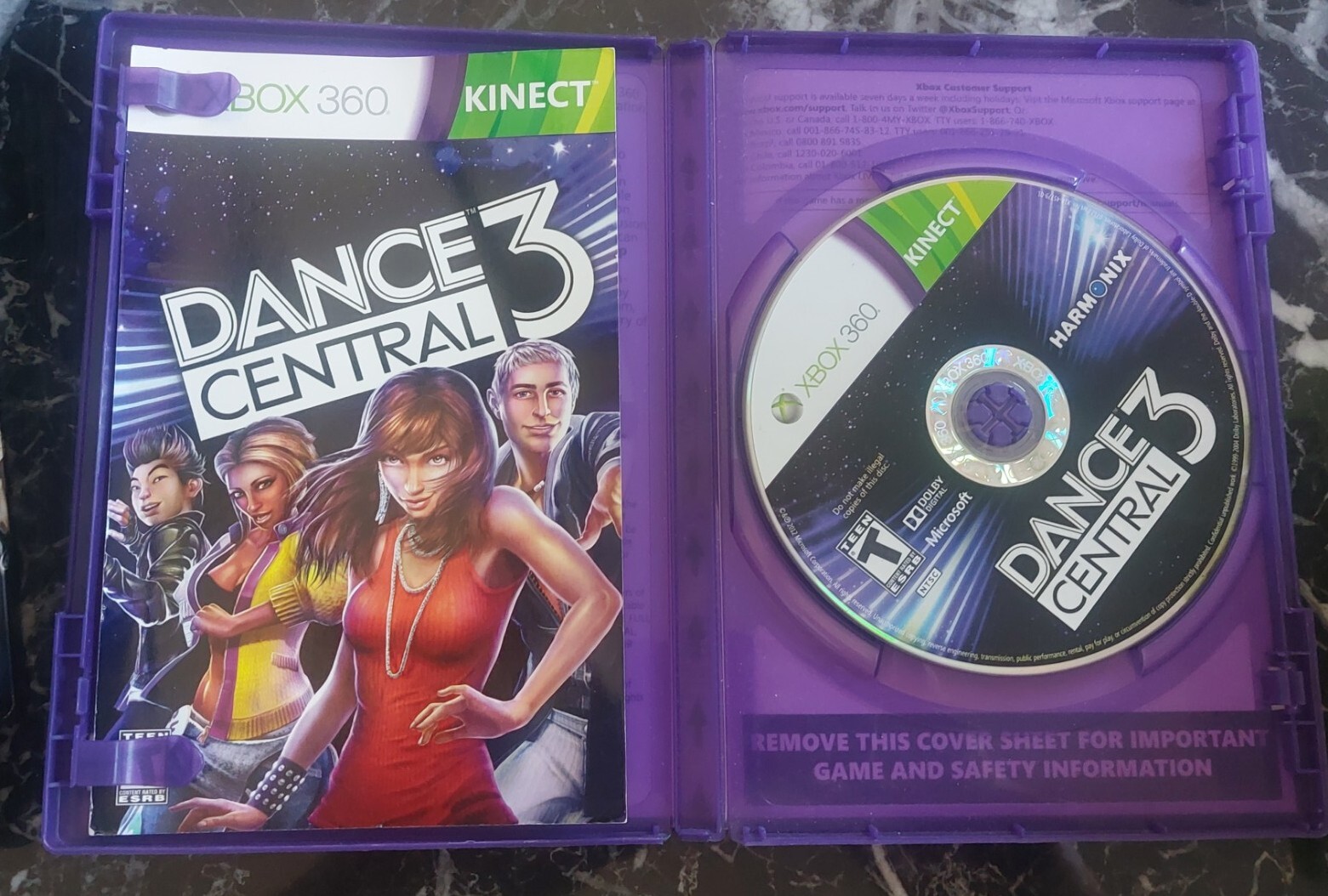 Dance Central 2 & 3 Lot Games (Microsoft Xbox 360, 2012) Kinect Music Dancing