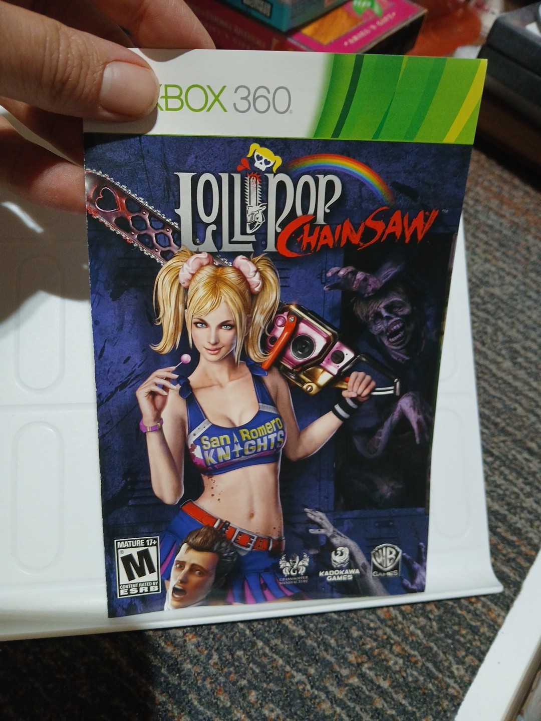 Lollipop Chainsaw (Microsoft Xbox 360, 2012) Complete CIB Tested Working