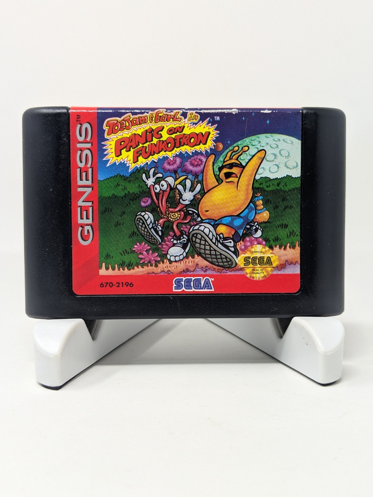 ToeJam & Earl in Panic on Funkotron Sega Genesis Game Cartridge Authentic Tested