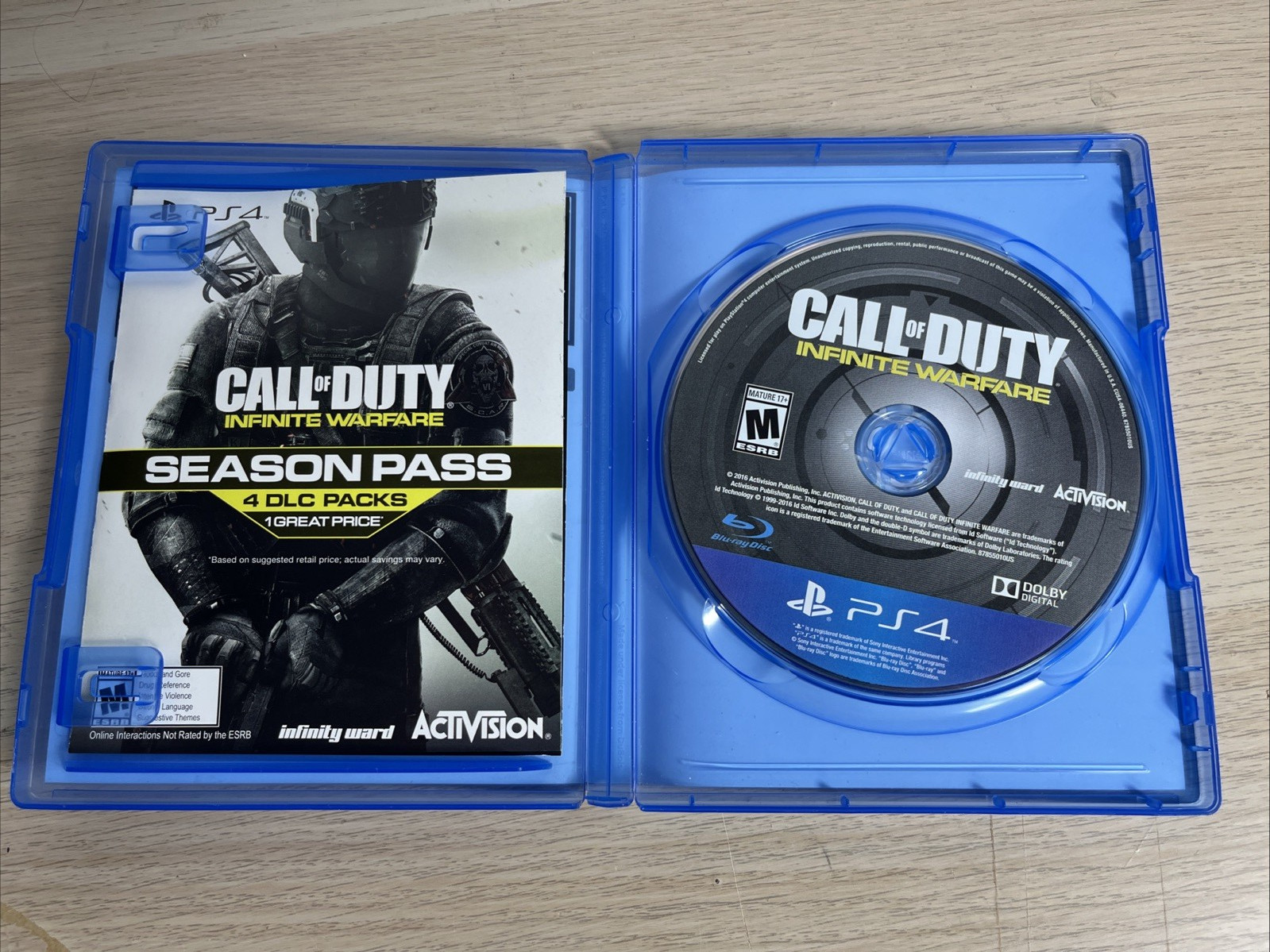 Activision Call of Duty: Infinite Warfare PS4 Shooter Online Playability M Rated