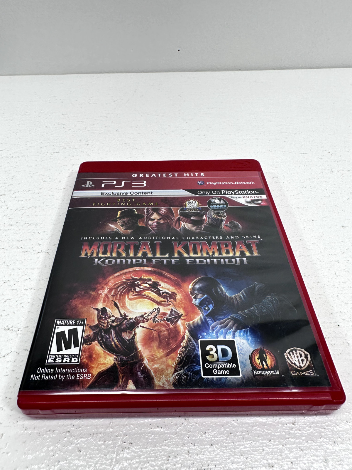 Mortal Kombat Komplete Edition PS3 (Sony PlayStation 3, 2012) CIB Complete