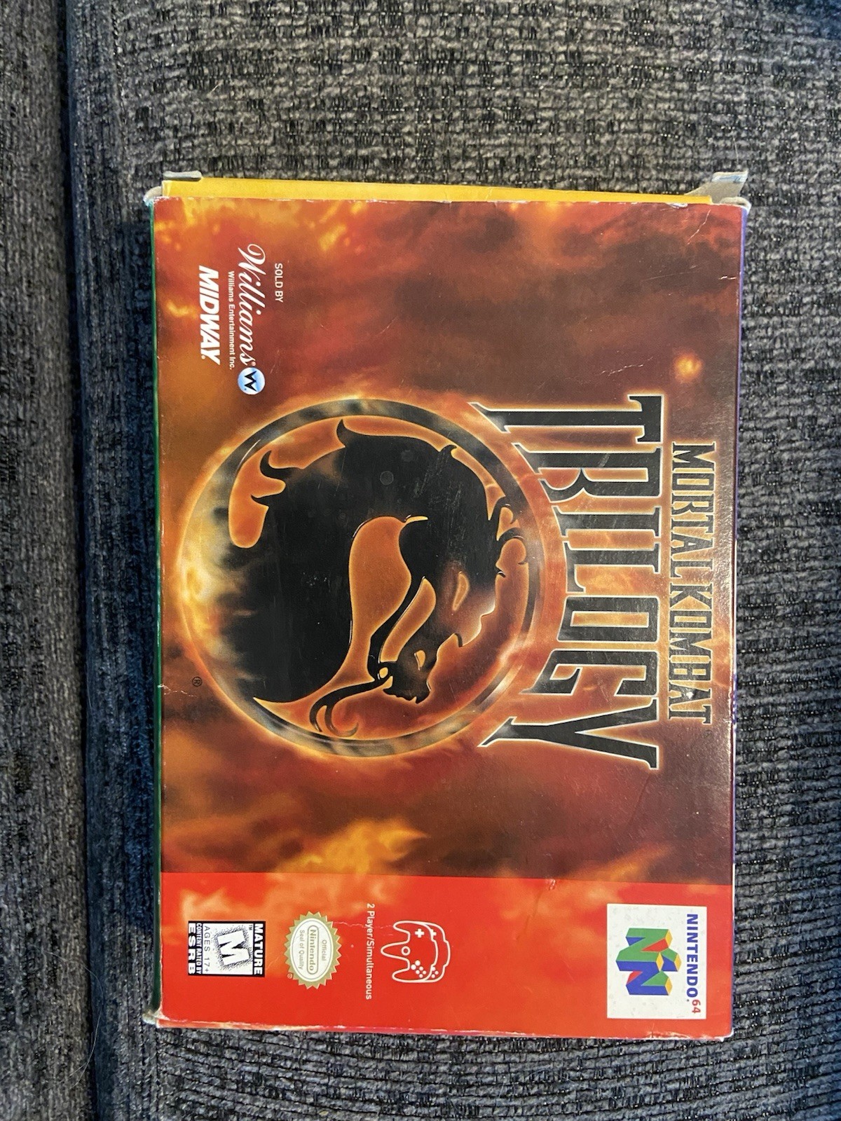 Nintendo 64 Mortal Kombat Trilogy With Box And Manual (used Condition)