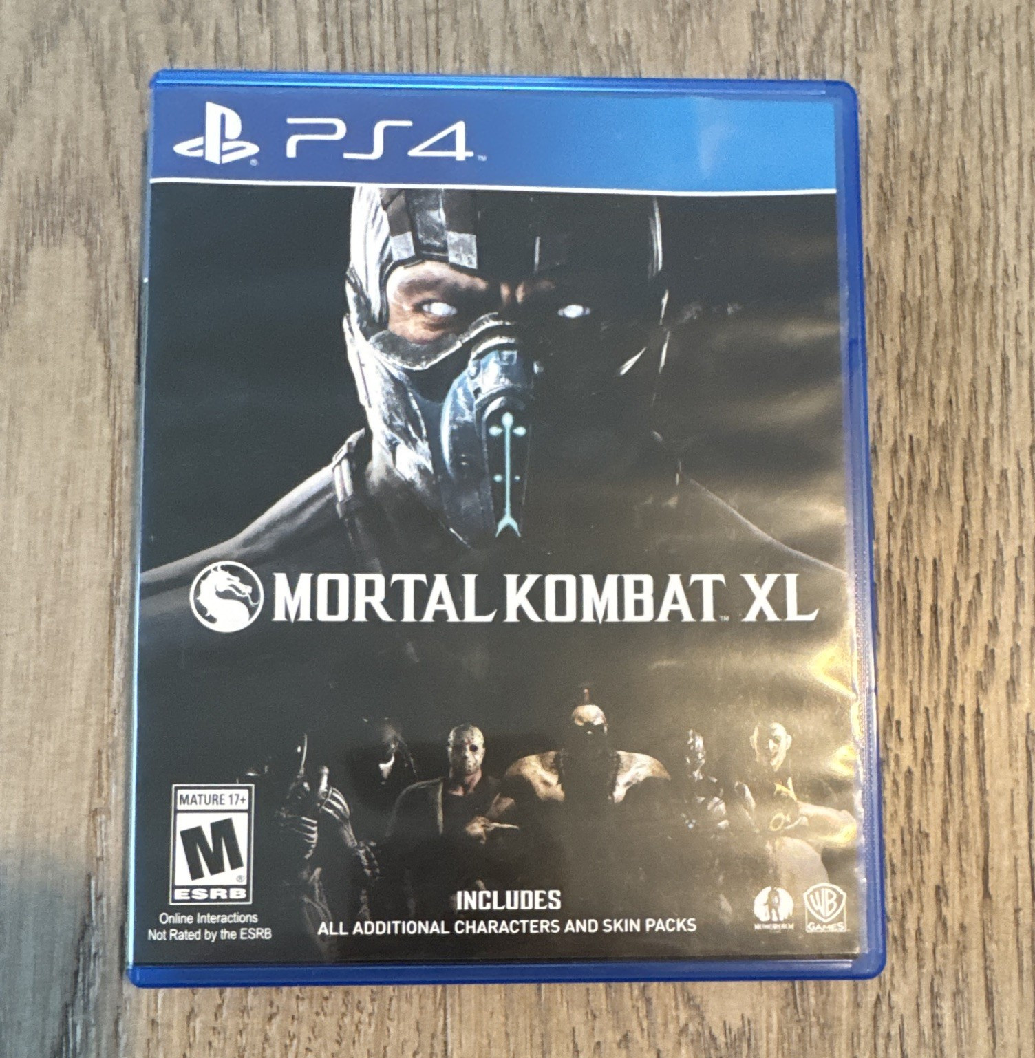 Mortal Kombat XL PS4 NTSC-U/C M 2016 Mortal Kombat Series Fighting Manual