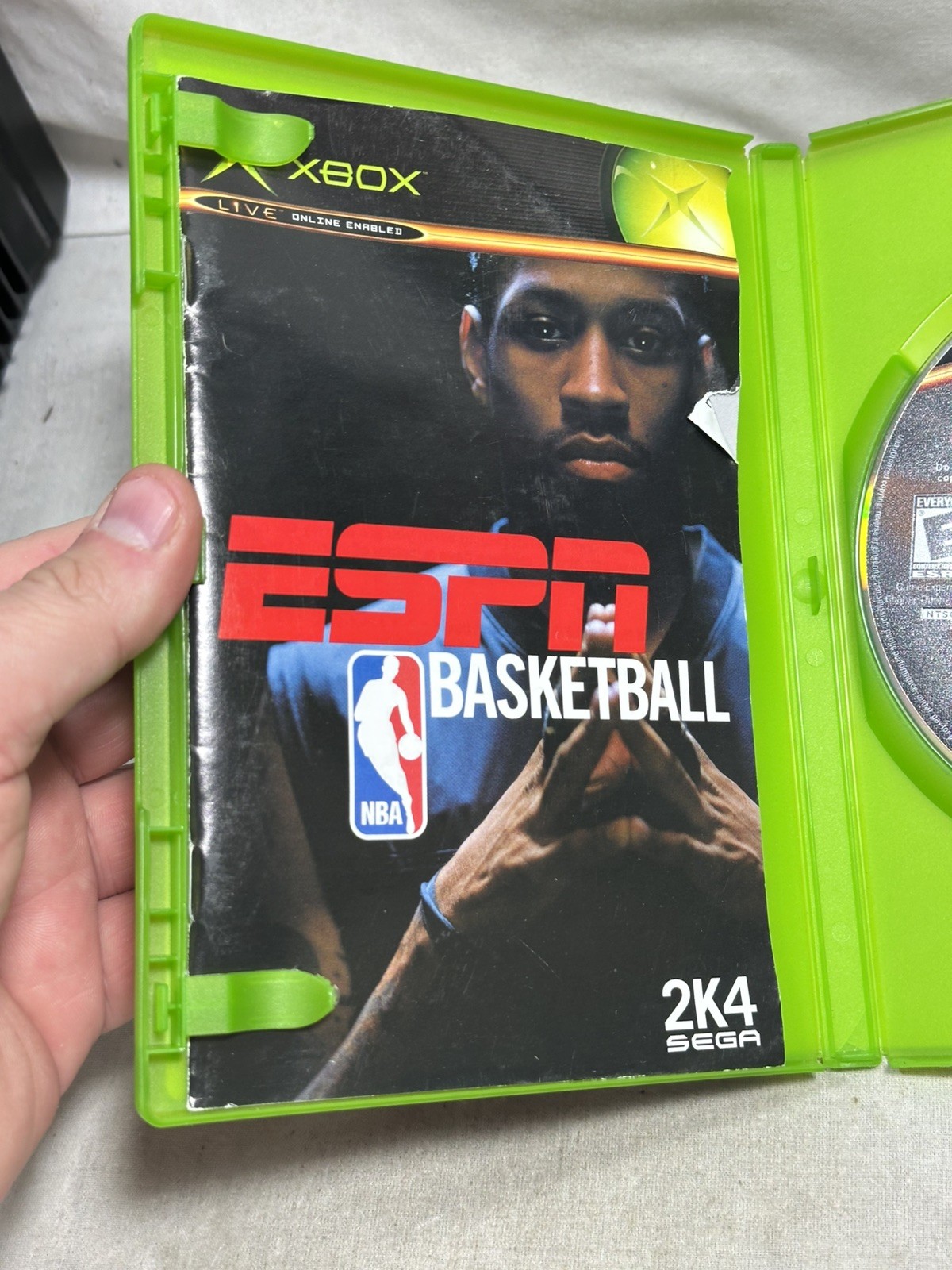 ESPN NBA Basketball (Microsoft Xbox, 2003) Complete and Tested