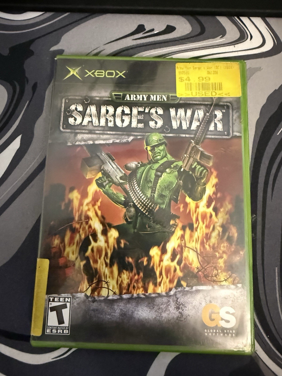 Global Star Software Army Men: Sarge’s War Action Xbox Manual Included