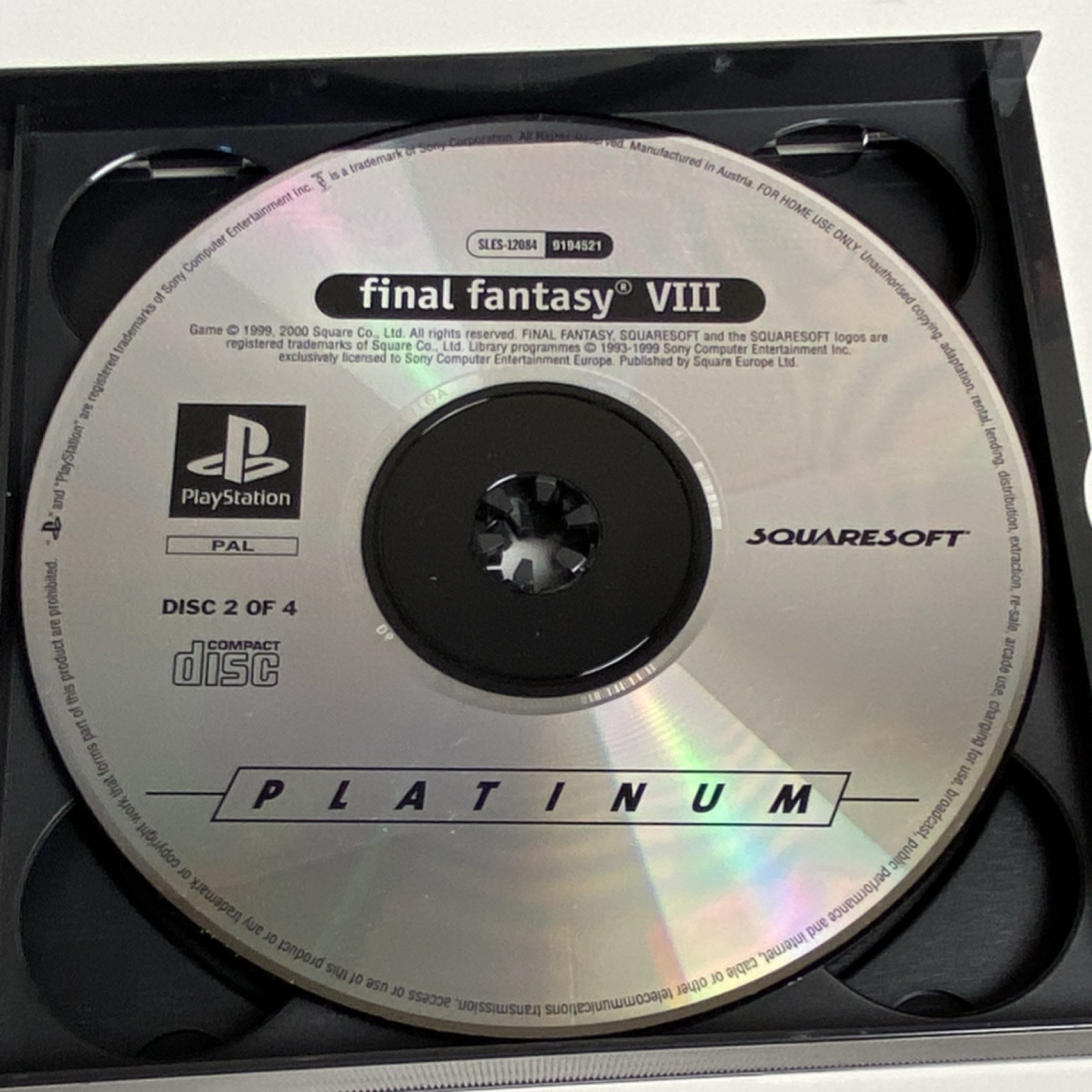 READ DESCRIPTION * Final Fantasy VIII PlayStation 1 PAL / Spain/spanish
