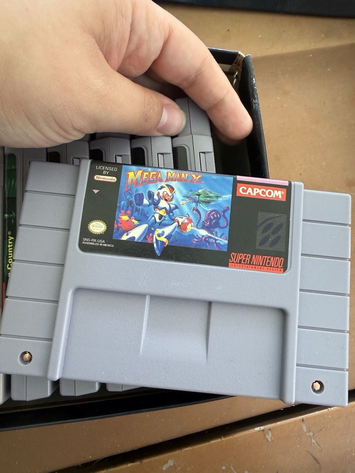 Capcom Mega Man X SNES Game Cartridge NTSC-U/C US/Canada Mega Man Series