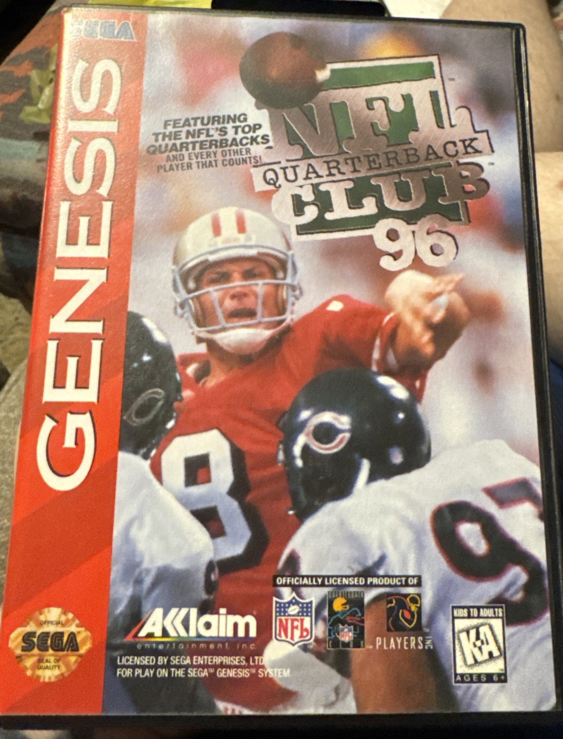 Pre-owned NFL Quarterback Club 96 Sega Genesis Acclaim Sports