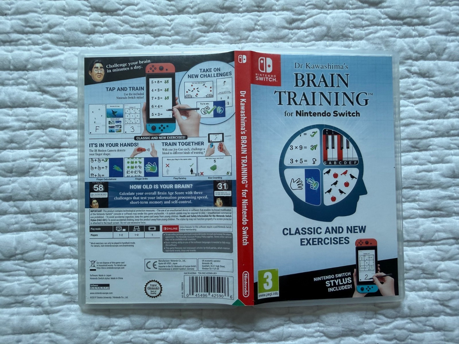 Nintendo Switch Dr Kawashima’s Brain Training GAME No Stylus REGION FREE