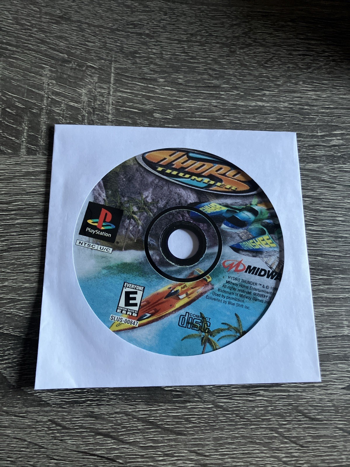 Hydro Thunder (Sony PS1, 2000) – DISC ONLY – Untested