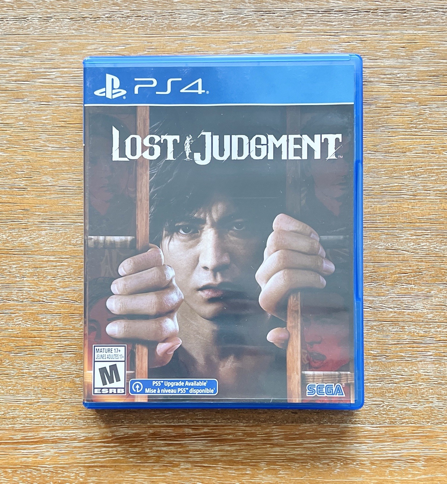 SEGA Lost Judgment Sony PlayStation 4 PS4 Game Disc Sticker Case Cover PS5 Pro