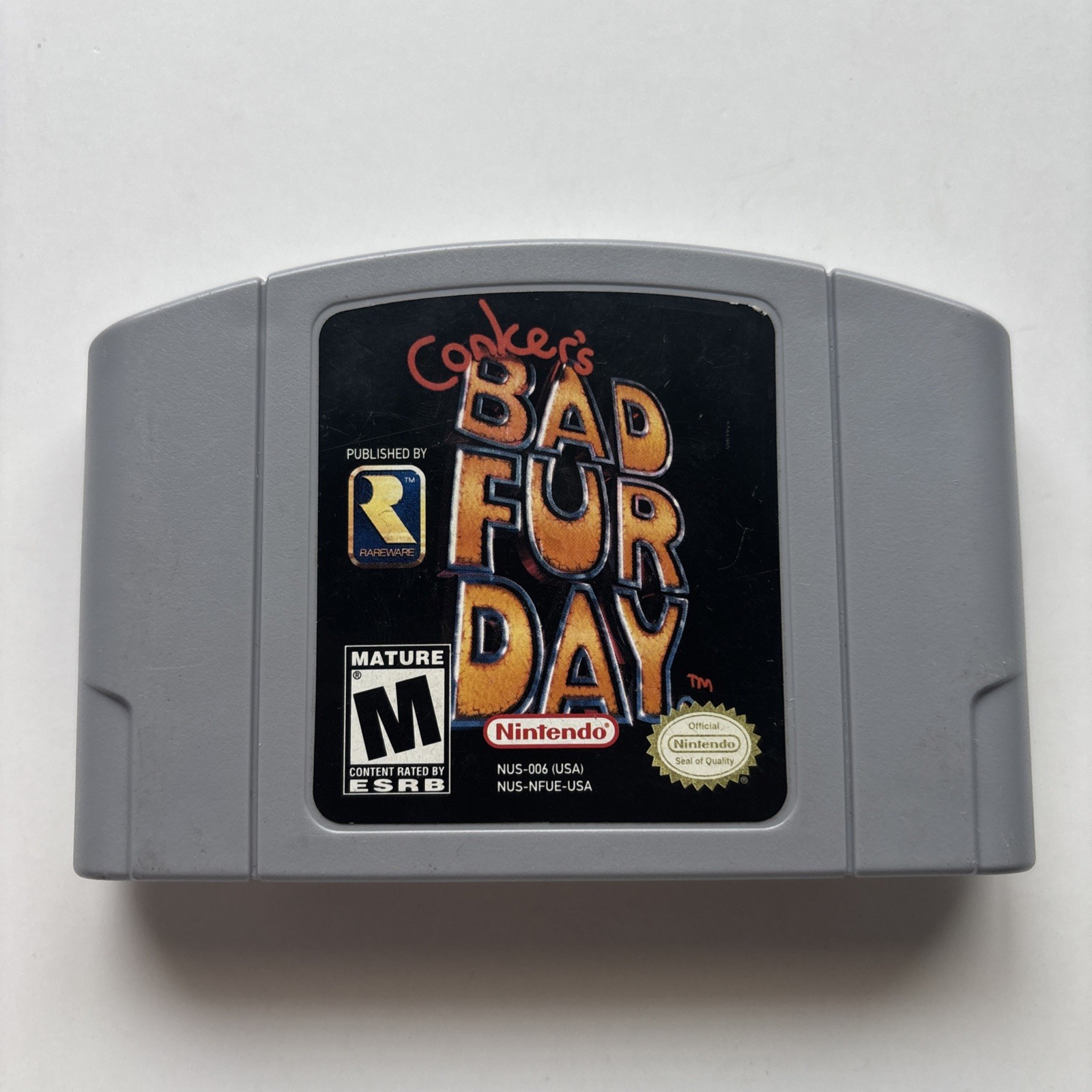 Conker’s Bad Fur Day Authentic Nintendo 64 N64 Super Rare Cleaned Tested Retro