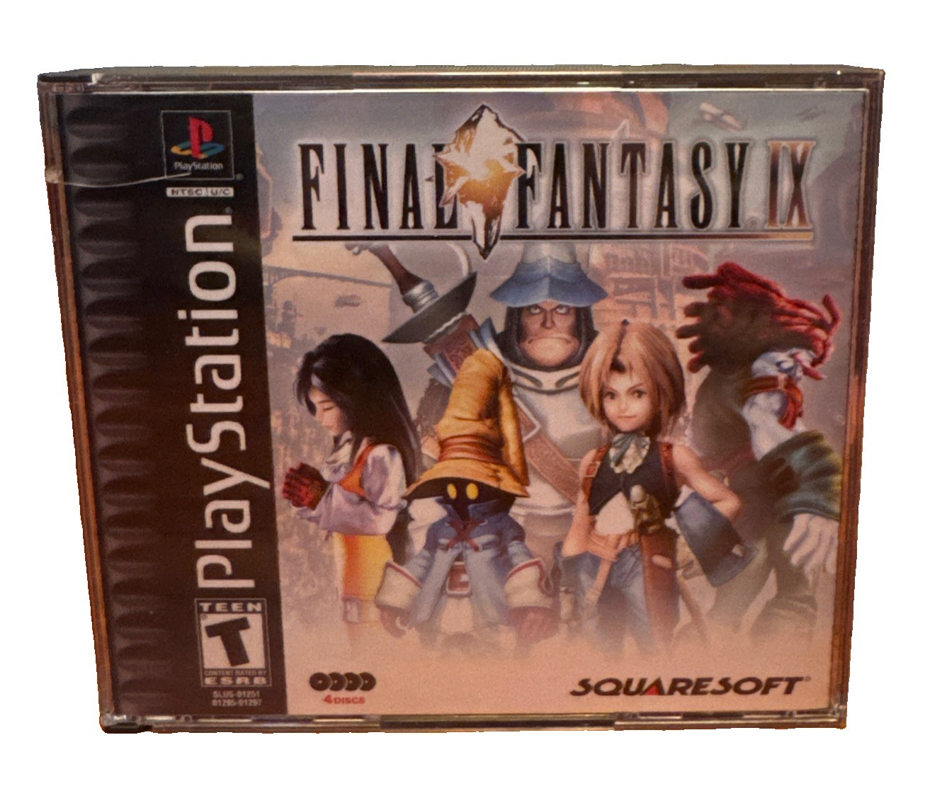 Final Fantasy IX 9 Sony PlayStation 1 PS1 Black Label