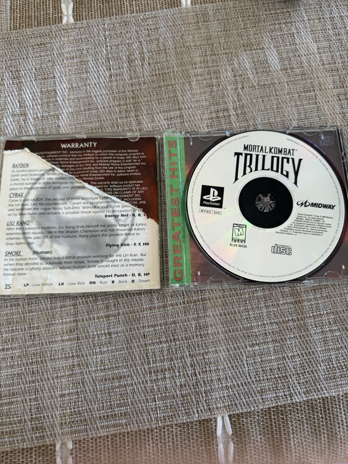 Mortal Kombat Trilogy Midway