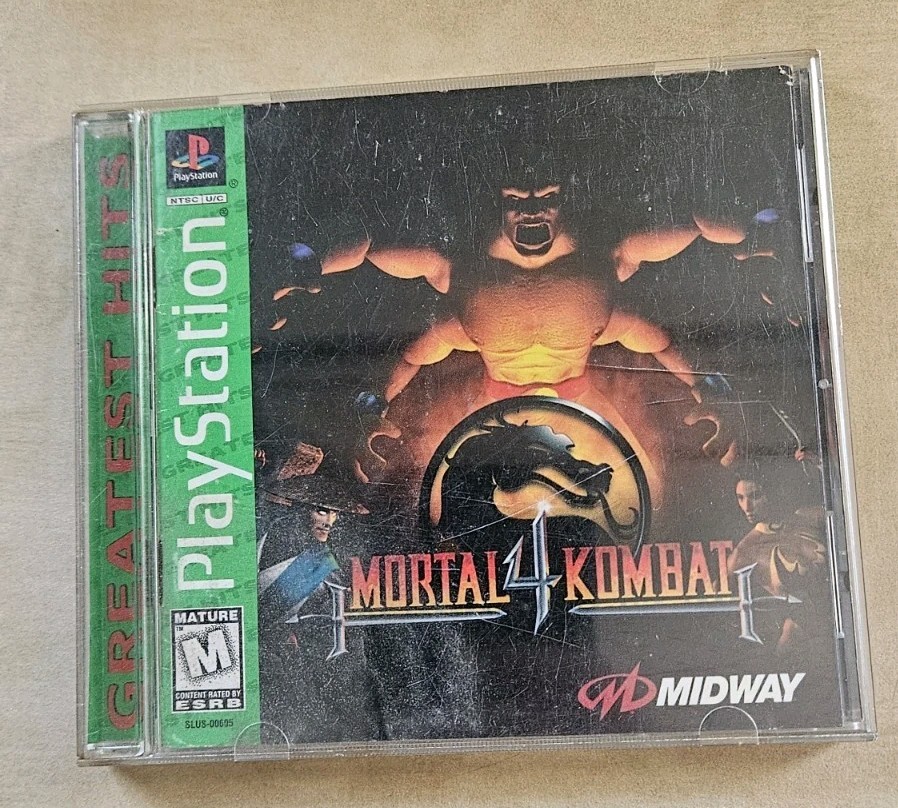 PlayStation Mortal Kombat 4 Greatest Hits Midway