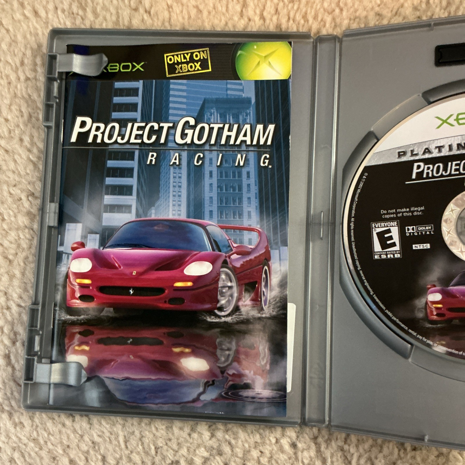 Project Gotham Racing (Microsoft Xbox, 2001) Cib Tested