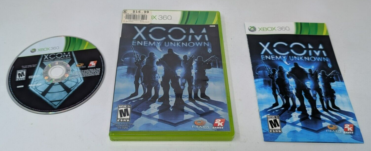 XCOM Enemy Unknown Xbox 360 Complete CIB Clean
