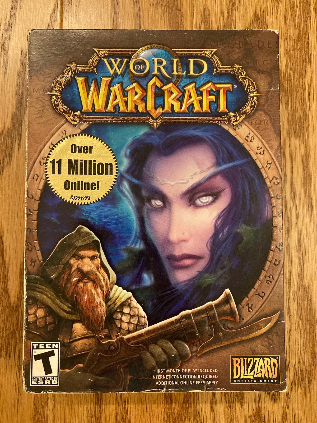 World of Warcraft PC and Mac 2004 Blizzard Activision Windows Computer W/ Key