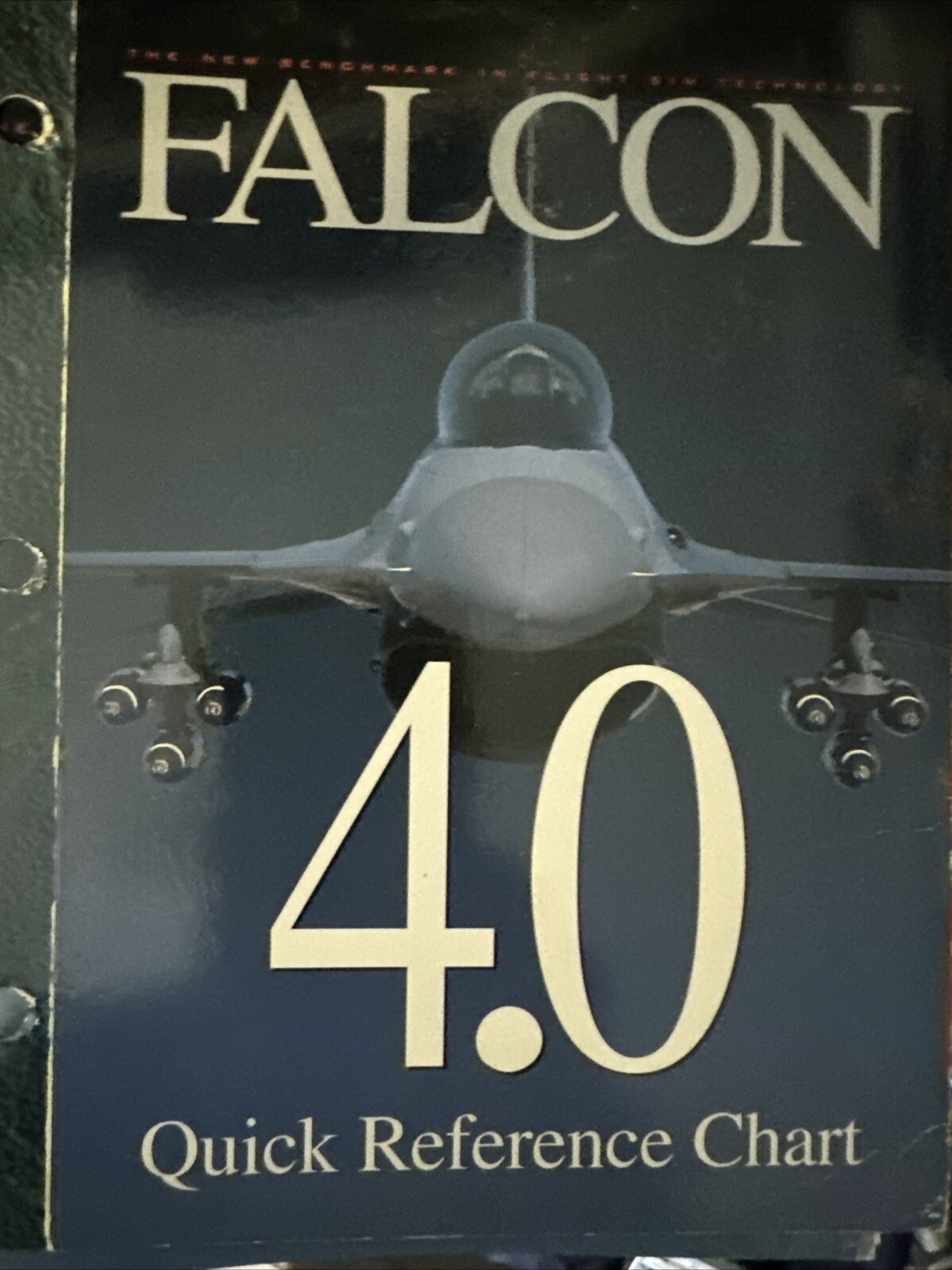 MicroProse Falcon 4.0 Flight Simulator-Squadron Leader Spec. Ed. Binder-complete