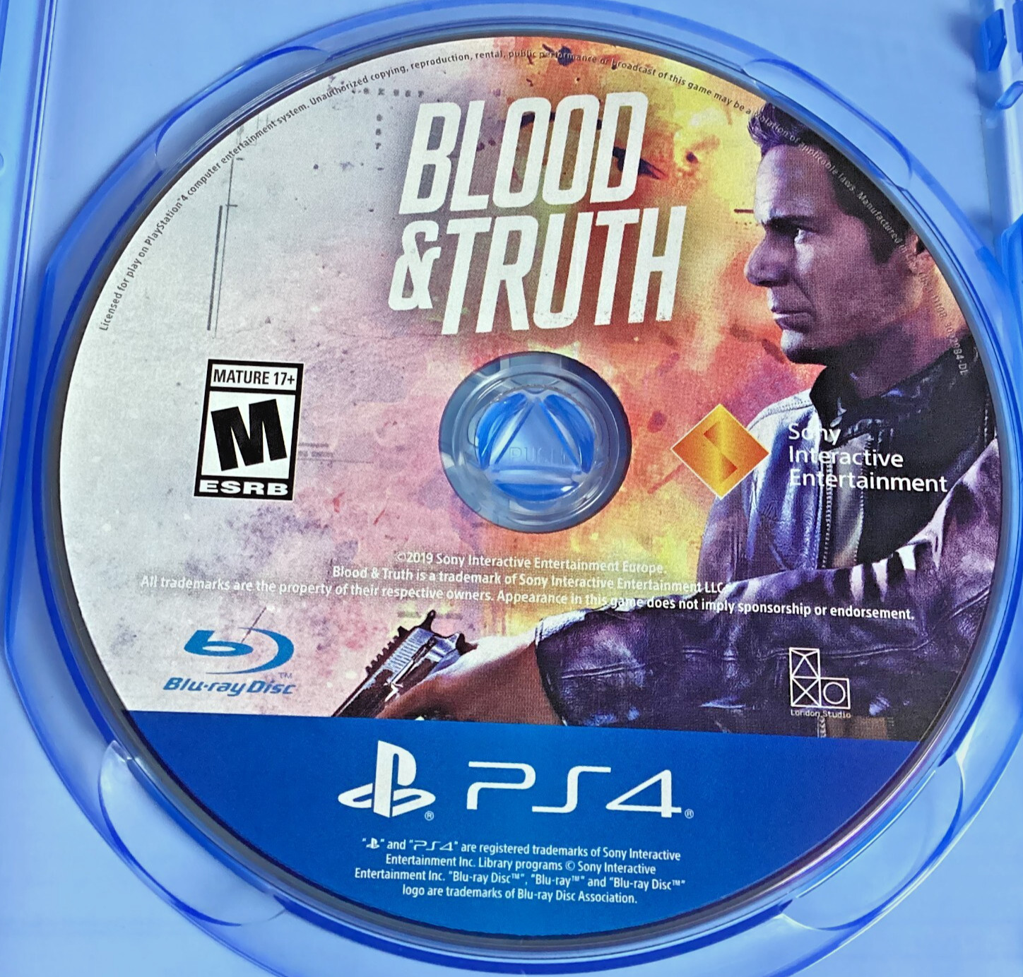 Blood & Truth Game: PS4, Playstation VR, 2019, M-Mature 17+