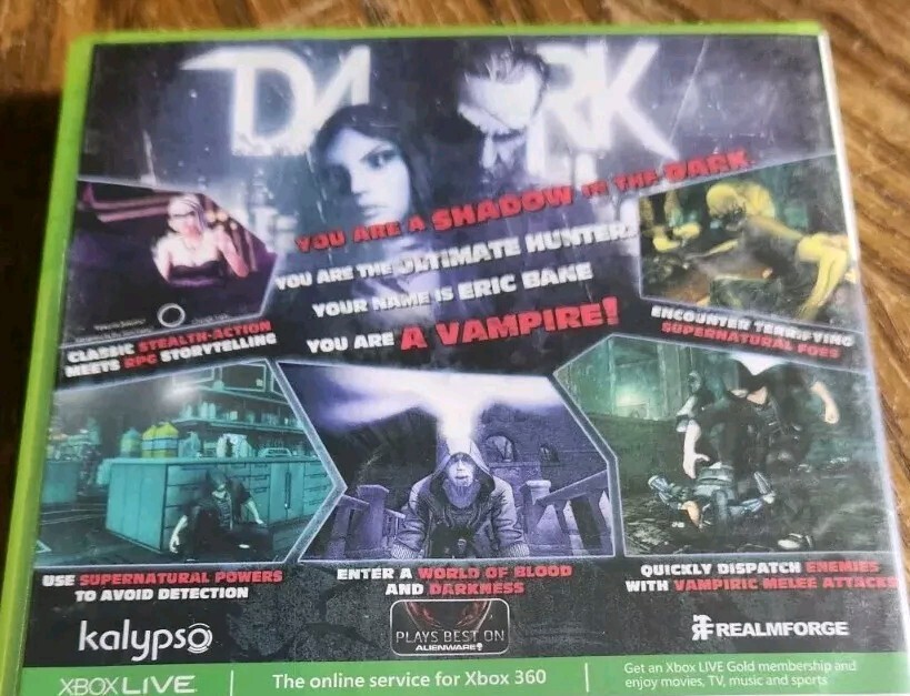 Dark (Microsoft Xbox 360, 2013) Kalypso Altus CIB Complete DISC IS EXCELLENT