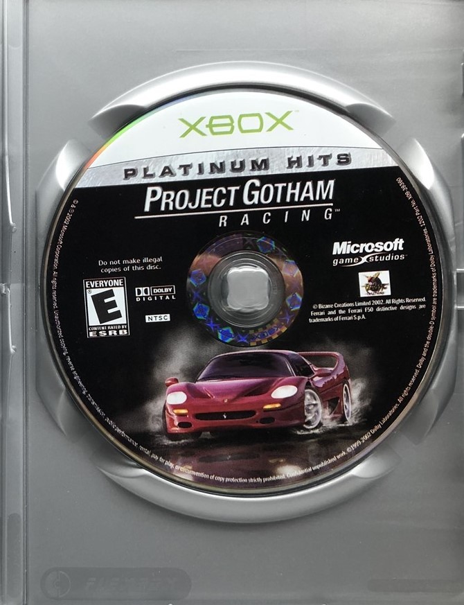 Project Gotham Racing – Xbox Original – Clean – Tested Working