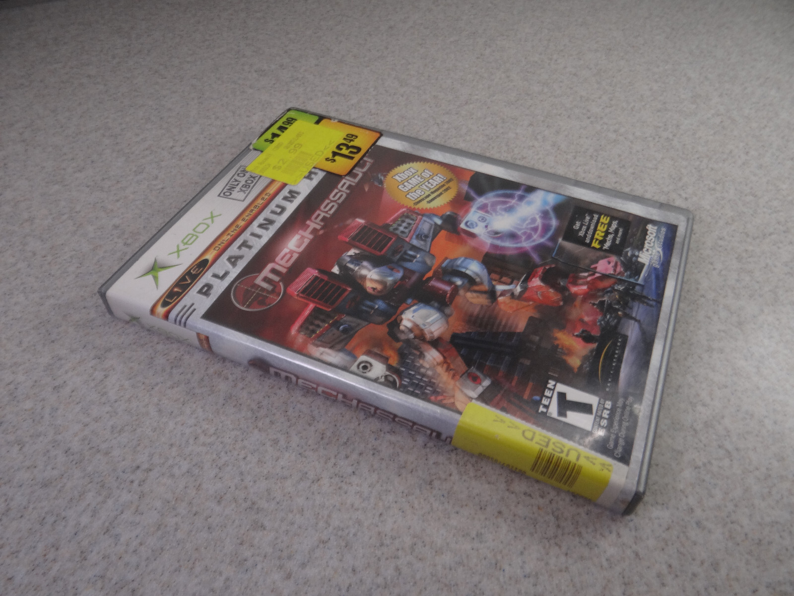 MechAssault (Microsoft Xbox, 2002) Best Platinum Hits Edition