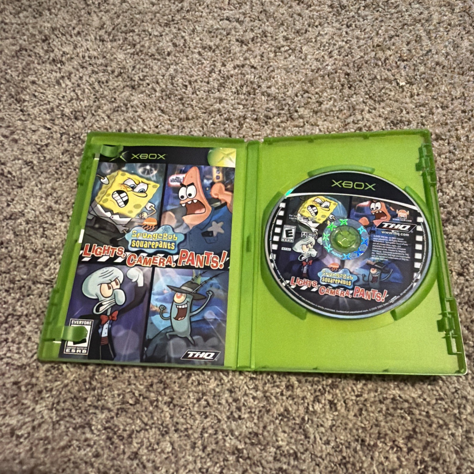 SpongeBob SquarePants: Lights, Camera, Pants (Microsoft Xbox, 2005)