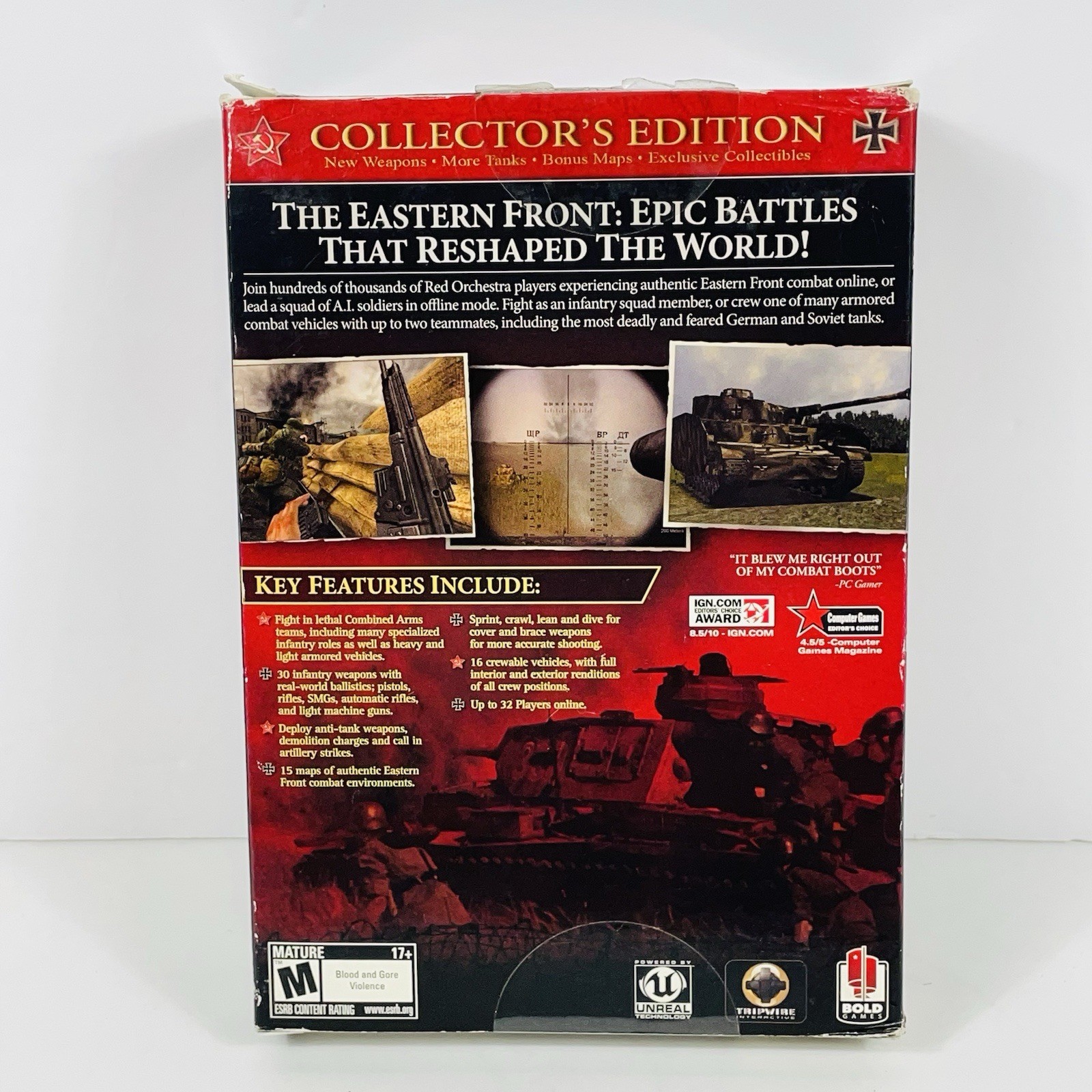 Red Orchestra Ostfront 41-45 Collector’s Edition PC Windows Video Game CIB
