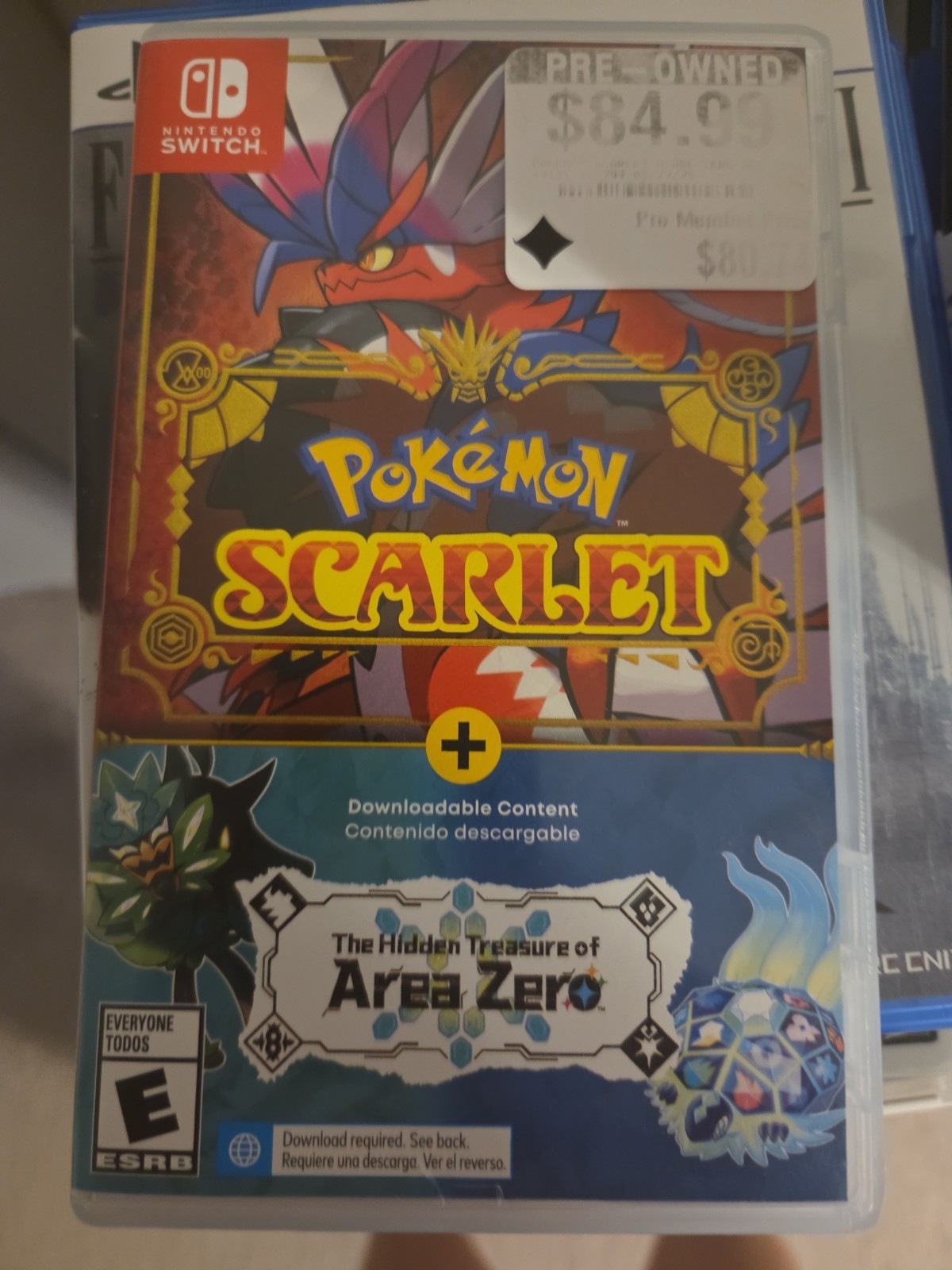 Pokemon Scarlet and The Hidden Treasure of Area Zero – (Nintendo Switch, 2023)