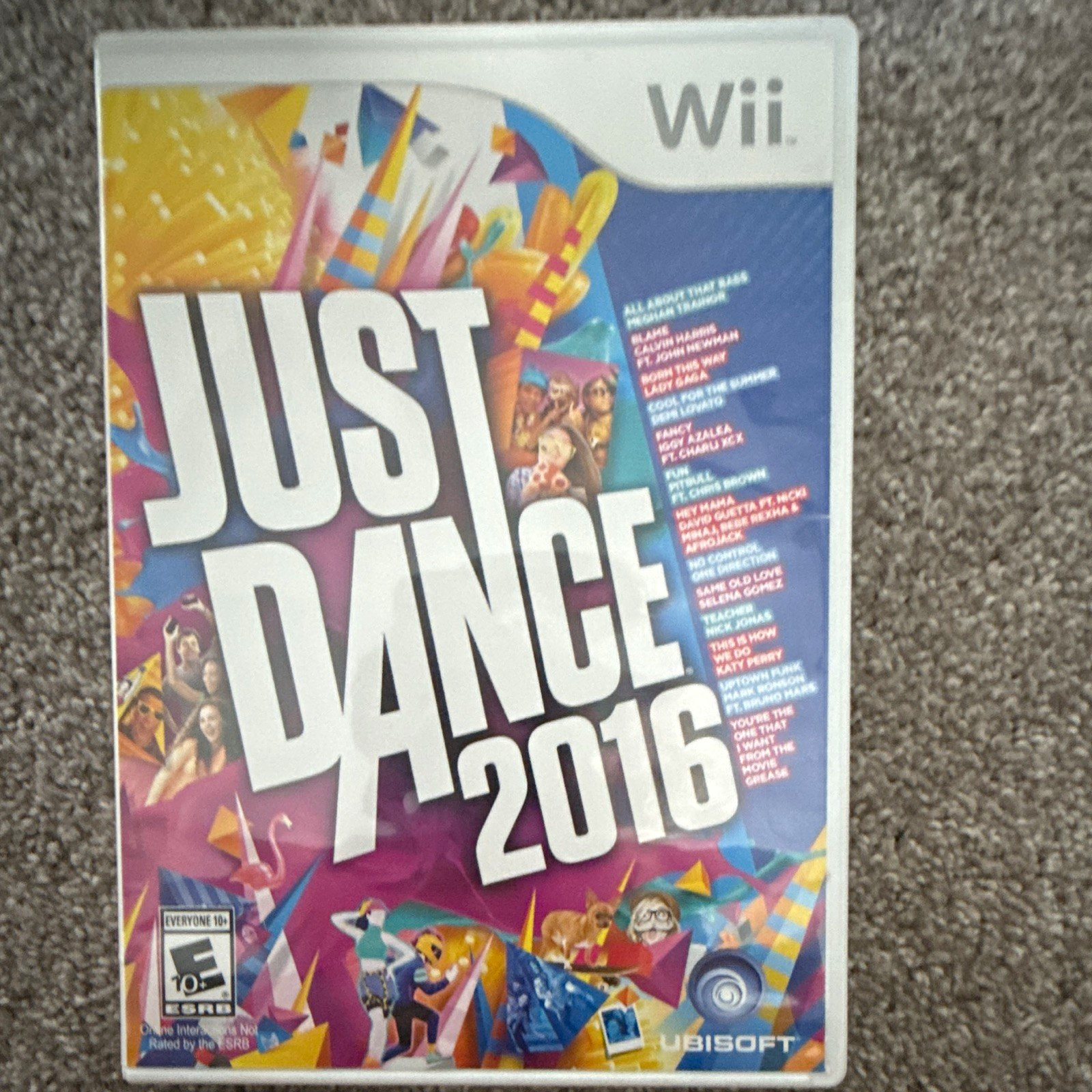 Ubisoft Just Dance 2016 Nintendo Wii Multiplayer E10+ NTSC-U/C