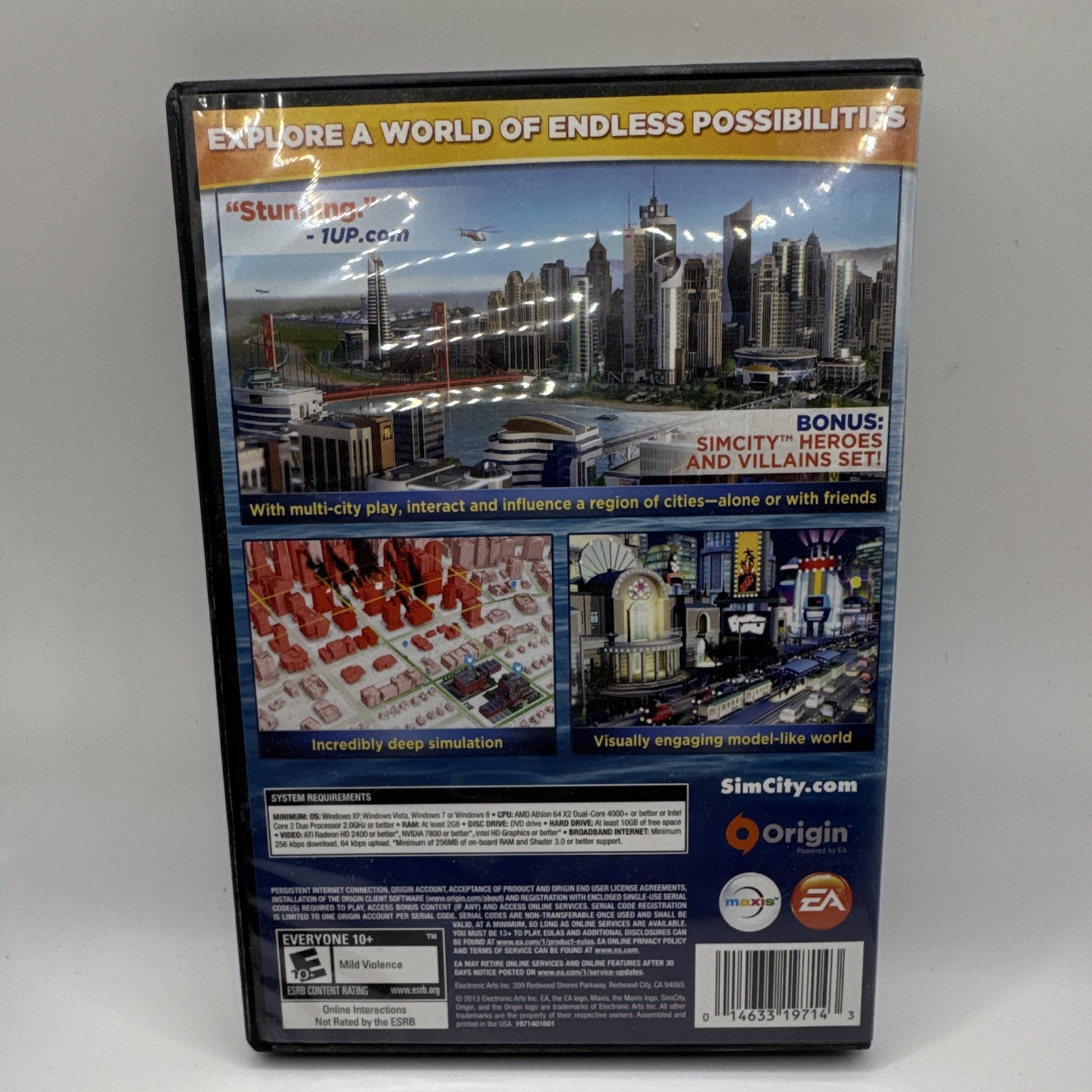 Electronic Arts SimCity Limited Edition PC DVD-ROM w/ Manual, Multiplayer