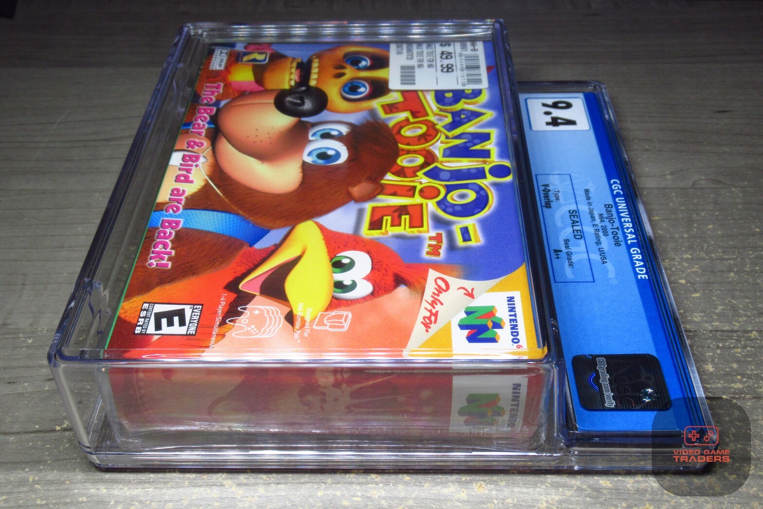 CGC 9.4 A++ – Banjo-Tooie Nintendo 64, N64 2000 NEW! – RARE!
