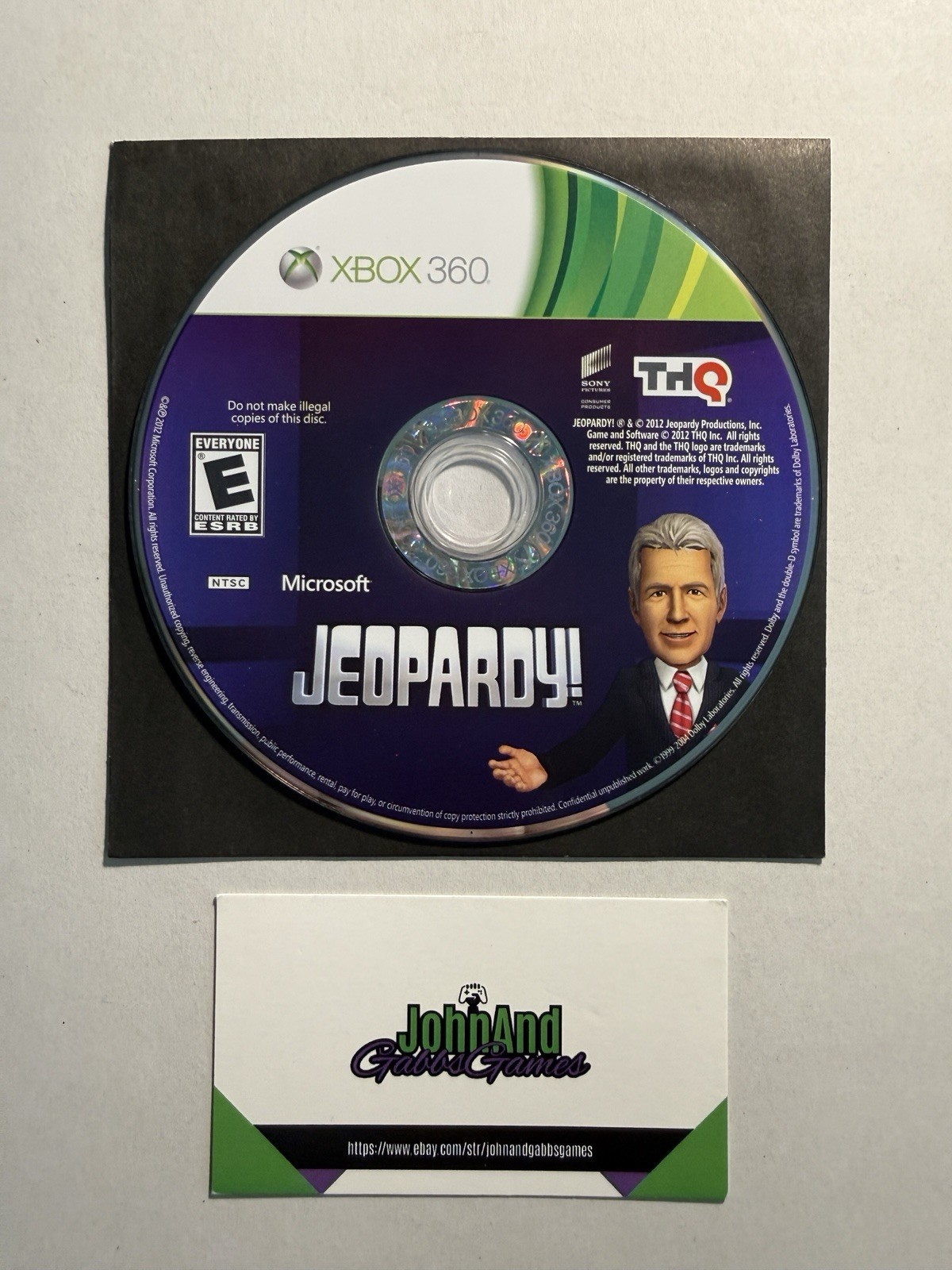 Jeopardy! (Microsoft Xbox 360, 2012)